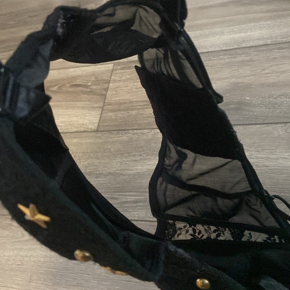 5 for $30! Bralette lace stars gold studs bra festival ✨🤩 - Picture 2 of 3